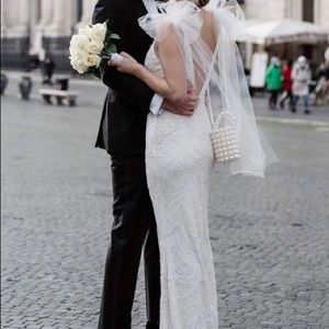 Size 2 BHLDN Aslin customized dress